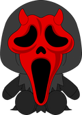 Devil Face Plush (9in)