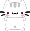 Silly Cat Plush (9in)