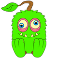 Furcorn Stickie (6in)