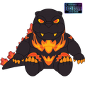 Burning Godzilla Plush (9in)