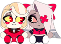 Valentine's Charlie & Vaggie Plush (9in)