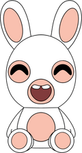 Rabbids Sit Plush (9in)