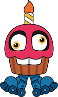 Party Mr Cupcake Bobble Pin