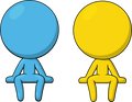 Blue & Yellow